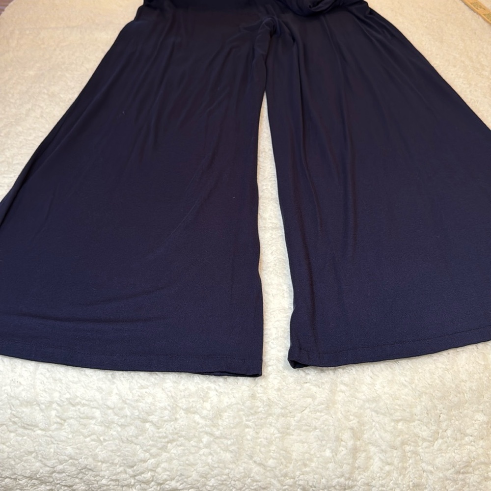 Tart navy strapless wide leg jumpsuit women’s size medium - Picture 8 of 15